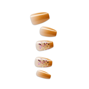 imPRESS Design Press On Nails - Golden Espresso